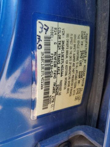Photo 14 from auction – 2007 NISSAN VERSA S with VIN 3N1BC13E37L401166