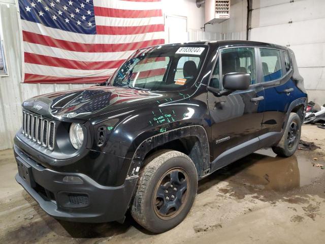 JEEP RENEGADE S 2017 with VIN ZACCJBAB6HPG14658 - Photo from auction