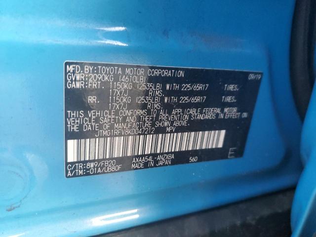 Photo 14 from auction – 2019 TOYOTA RAV4 LE with VIN JTMG1RFV8KD047212