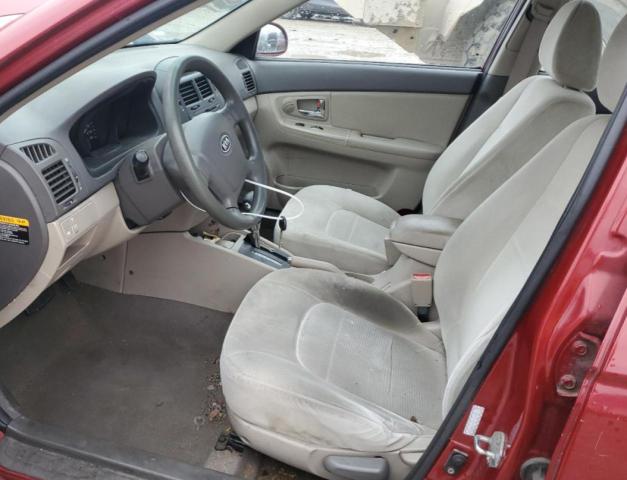 Photo 7 from auction – 2009 KIA SPECTRA EX with VIN KNAFE221295614378