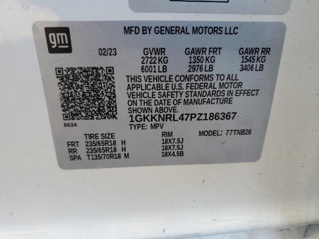 Photo 14 from auction – 2023 GMC ACADIA SLE with VIN 1GKKNRL47PZ186367