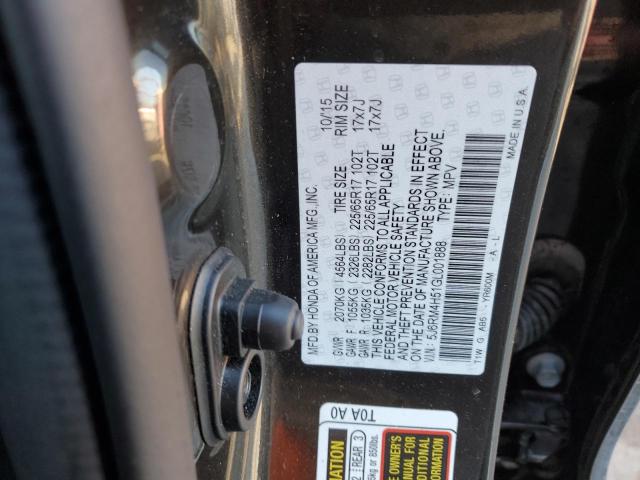 Photo 14 from auction – 2016 HONDA CR-V EX with VIN 5J6RM4H51GL001888
