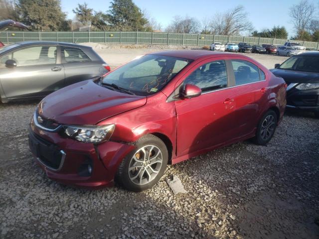 CHEVROLET SONIC LT 2017 with VIN 1G1JD5SH2H4144333 - Photo from auction