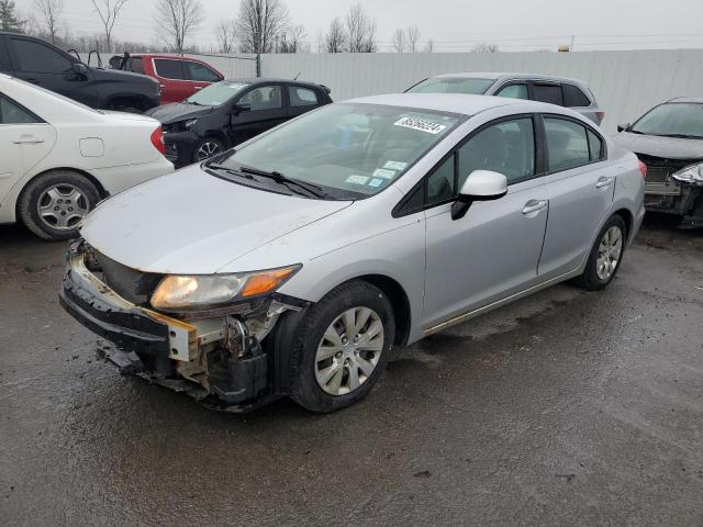 HONDA CIVIC LX 2012 with VIN 19XFB2F59CE355747 - Photo from auction