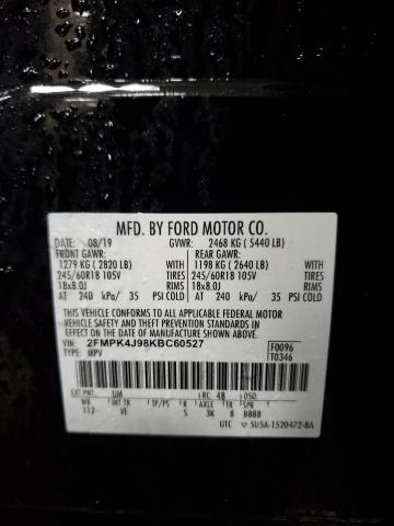 Foto 14 de la subasta – 2019 FORD EDGE SEL con VIN 2FMPK4J98KBC60527