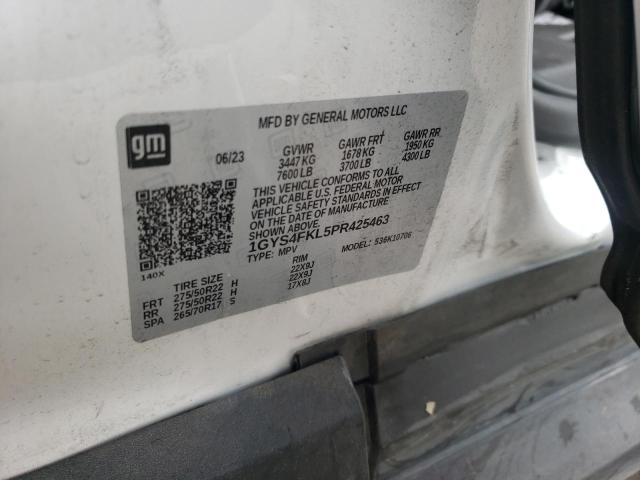 Photo 14 from auction – 2023 CADILLAC ESCALADE S with VIN 1GYS4FKL5PR425463