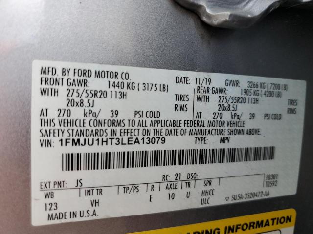 Photo 14 from auction – 2020 FORD EXPEDITION with VIN 1FMJU1HT3LEA13079