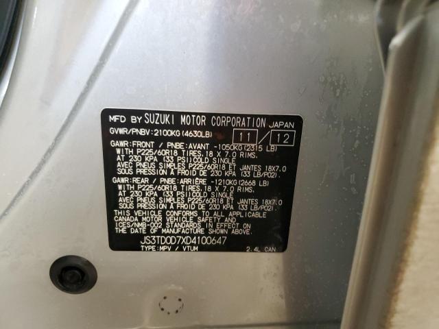Photo 14 from auction – 2013 SUZUKI GRAND VITA with VIN JS3TD0D7XD4100647