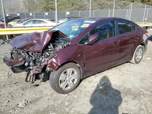 KIA FORTE LX 2017 with VIN 3KPFK4A78HE054074 - Photo from auction