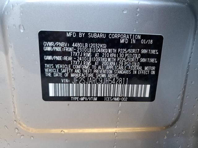 Photo 14 from auction – 2018 SUBARU FORESTER 2 with VIN JF2SJARC9JH542811