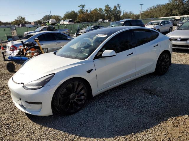TESLA MODEL 3 2022 with VIN 5YJ3E1EC2NF195969 - Photo from auction