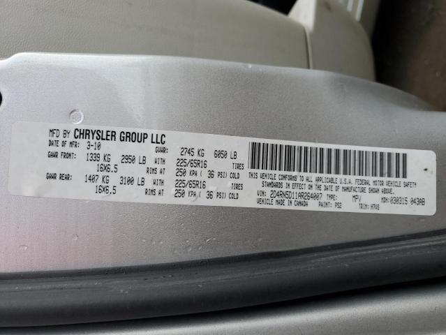 Photo 14 from auction – 2010 DODGE GRAND CARA with VIN 2D4RN5D11AR264007