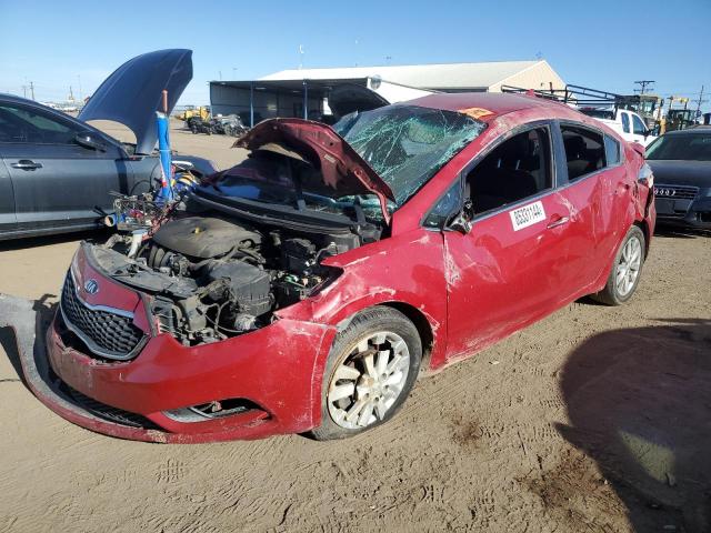 KIA FORTE EX 2014 with VIN KNAFX4A82F5324951 - Photo from auction