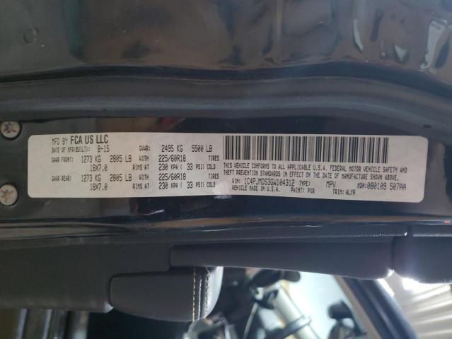 Photo 14 from auction – 2016 JEEP CHEROKEE L with VIN 1C4PJMDS3GW104312