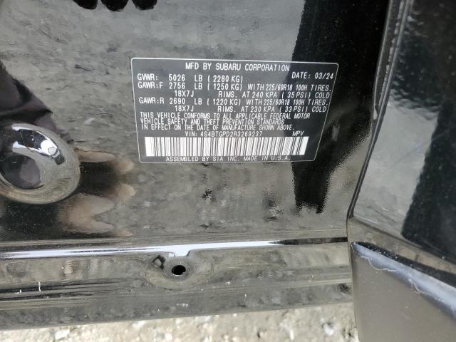Photo 14 from auction – 2024 SUBARU OUTBACK TO with VIN 4S4BTGPD2R3269237
