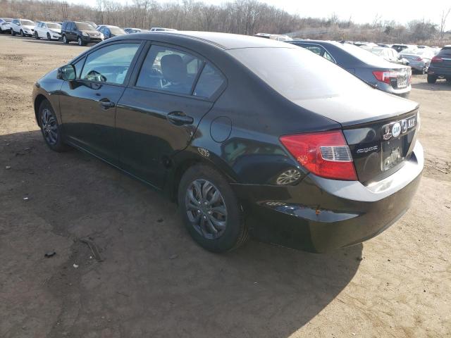 Photo 2 from auction – 2012 HONDA CIVIC LX with VIN 2HGFB2F50CH591368