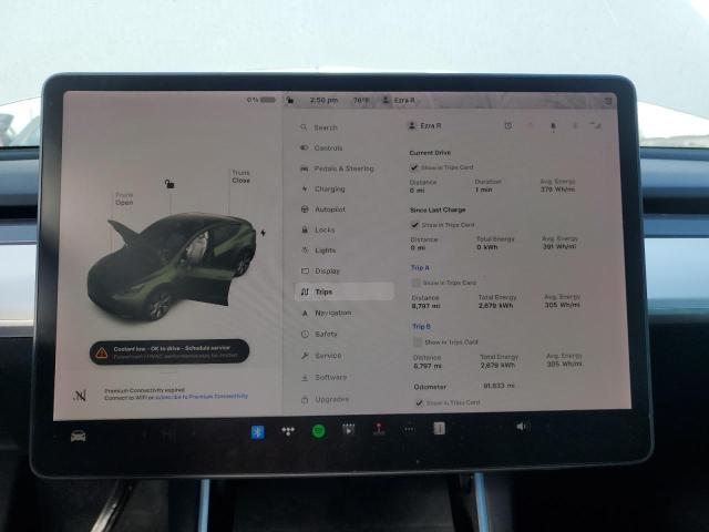 Photo 9 from auction – 2021 TESLA MODEL Y with VIN 5YJYGDEE6MF087212