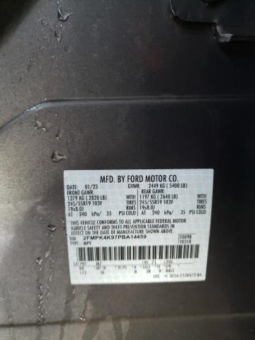Photo 14 from auction – 2023 FORD EDGE TITAN with VIN 2FMPK4K97PBA14459