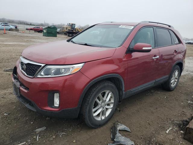 KIA SORENTO LX 2015 with VIN 5XYKT4A60FG593985 - Photo from auction