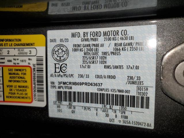 Photo 14 from auction – 2023 FORD BRONCO SPO with VIN 3FMCR9B69PRD63637