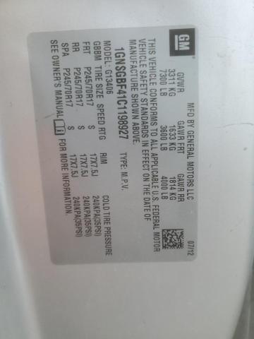 Photo 14 from auction – 2012 CHEVROLET EXPRESS G1 with VIN 1GNSGBF41C1198927