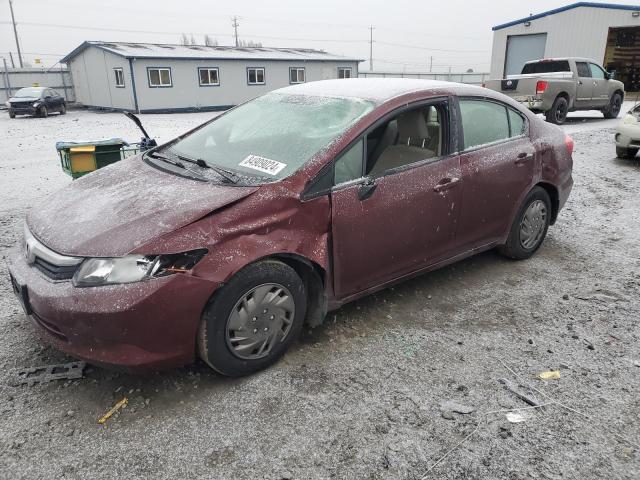 HONDA CIVIC LX 2012 with VIN JHMFB2F50CS002969 - Photo from auction