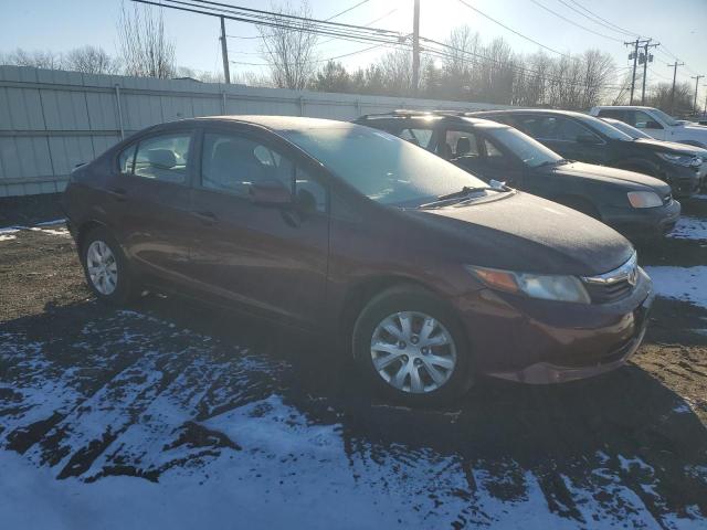Photo 4 from auction – 2012 HONDA CIVIC LX with VIN 19XFB2F52CE333248