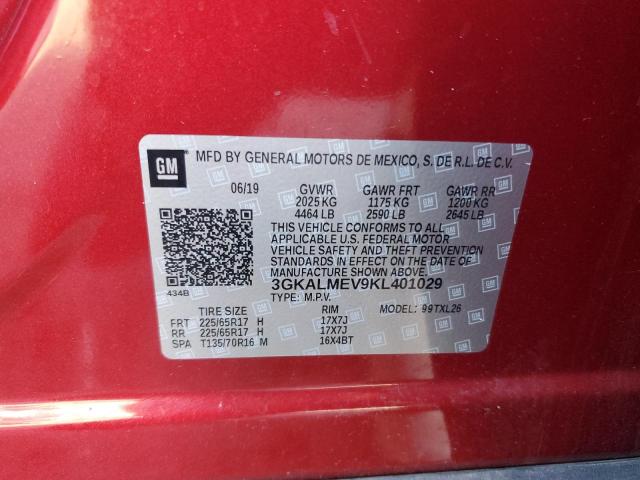 Photo 14 from auction – 2019 GMC TERRAIN SL with VIN 3GKALMEV9KL401029
