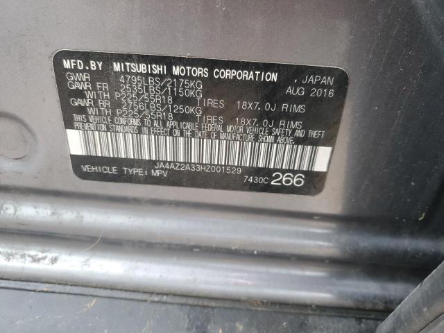 Photo 14 from auction – 2017 MITSUBISHI OUTLANDER with VIN JA4AZ2A33HZ001529