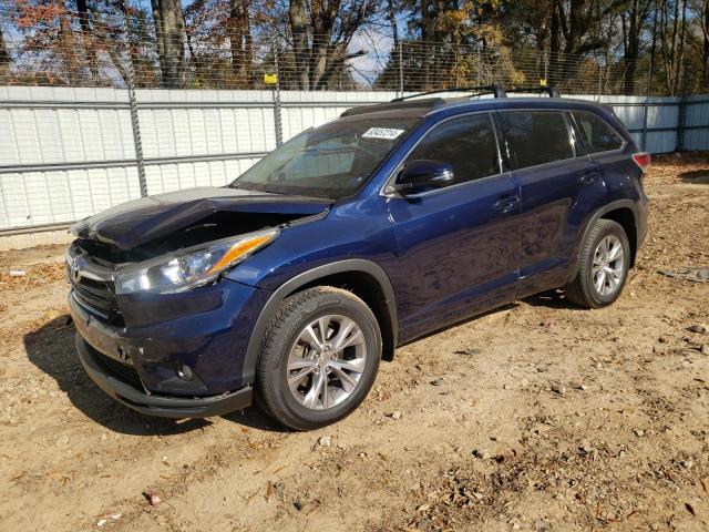 TOYOTA HIGHLANDER 2015 with VIN 5TDKKRFH5FS106373 - Photo from auction