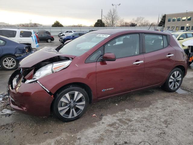 NISSAN LEAF S 2017 with VIN 1N4BZ0CP7HC309178 - Photo from auction