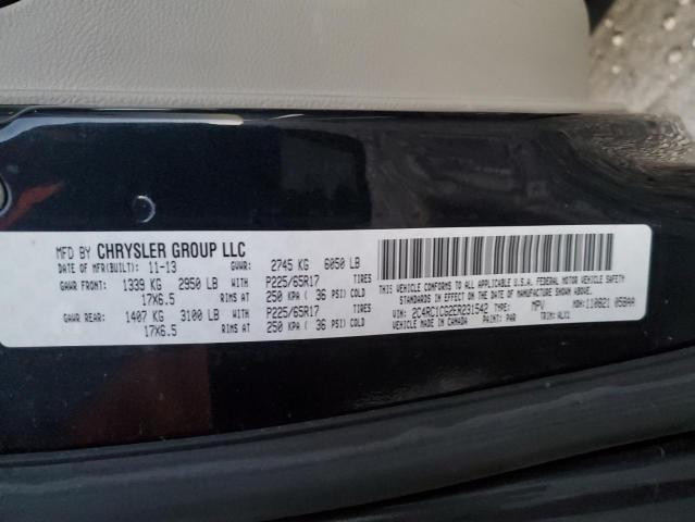 Photo 14 from auction – 2014 CHRYSLER TOWN & COU with VIN 2C4RC1CG2ER231542