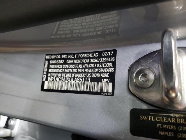 Photo 14 from auction – 2018 PORSCHE CAYENNE TU with VIN WP1AC2A2XJLA85113