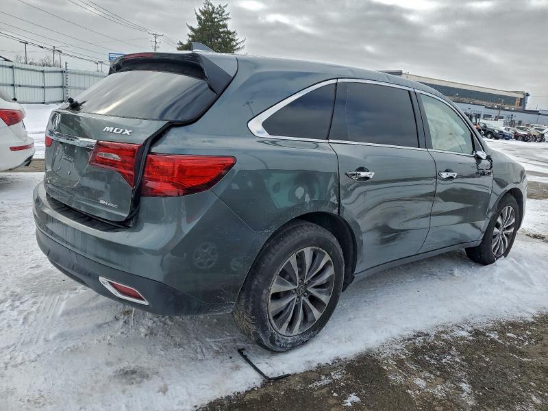 Photo 3 from auction – 2016 ACURA MDX TECHNO with VIN 5FRYD4H42GB019858
