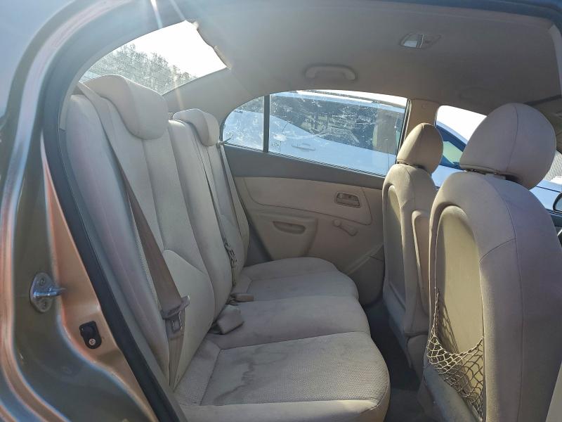 Photo 10 from auction – 2009 KIA RIO BASE with VIN KNADE223996518959