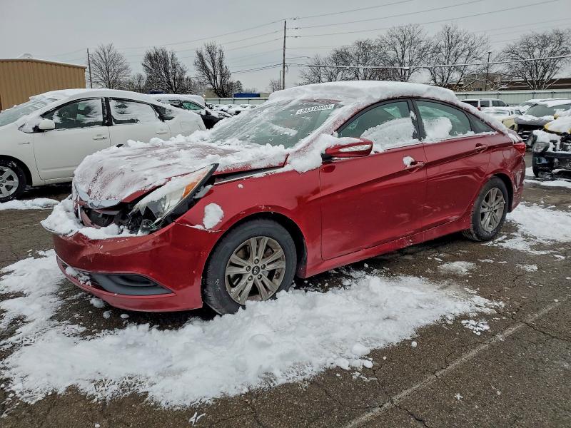 HYUNDAI SONATA GLS 2014 with VIN 5NPEB4AC0EH861673 - Photo from auction