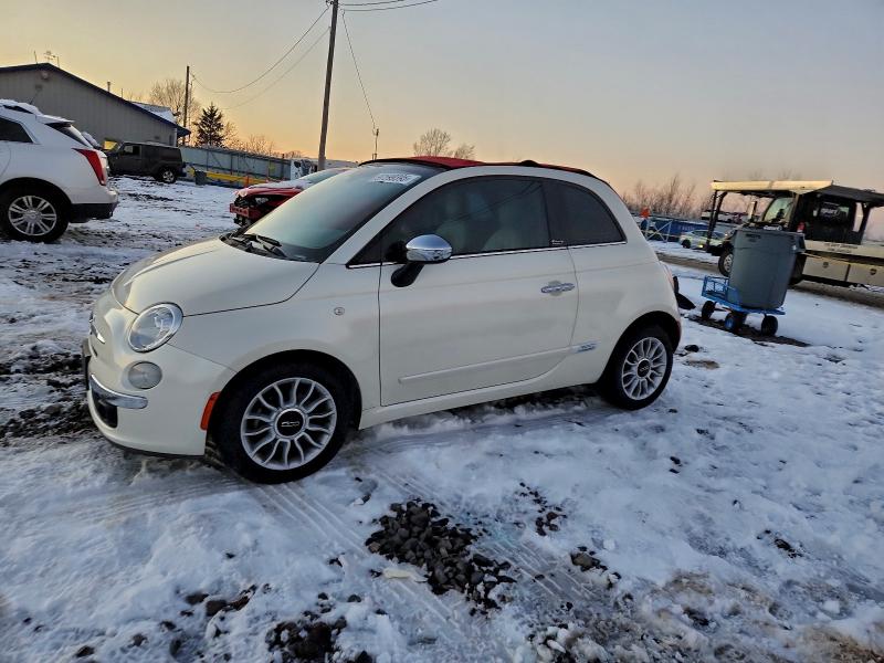 FIAT 500 LOUNGE 2012 with VIN 3C3CFFER9CT340703 - Photo from auction