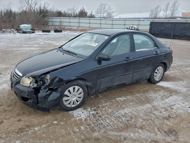 KIA SPECTRA EX 2009 with VIN KNAFE221795649160 - Photo from auction