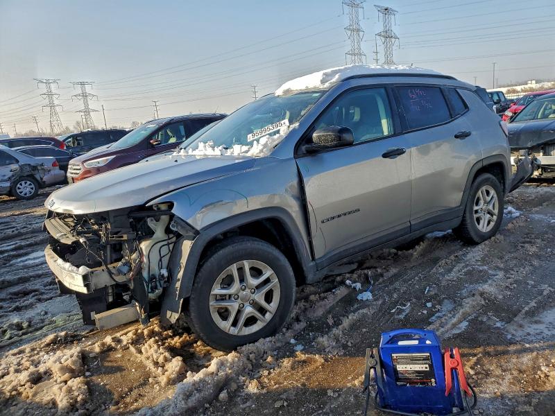 JEEP COMPASS SP 2018 with VIN 3C4NJCAB3JT308823 - Photo from auction