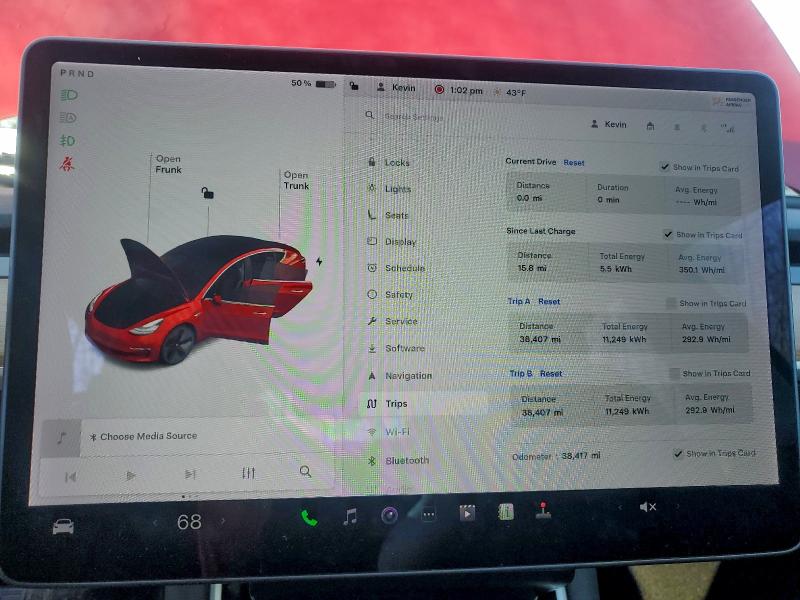 Photo 9 from auction – 2018 TESLA MODEL 3 with VIN 5YJ3E1EA2JF019206