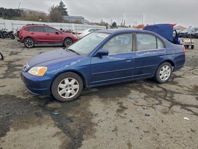 HONDA CIVIC 2001 with VIN 2HGES26761H604330 - Photo from auction