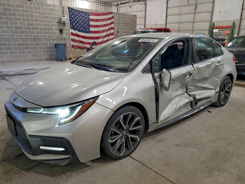 TOYOTA COROLLA SE 2020 with VIN 5YFS4RCE0LP022065 - Photo from auction