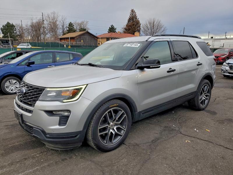FORD EXPLORER S 2018 with VIN 1FM5K8GT2JGB31031 - Photo from auction