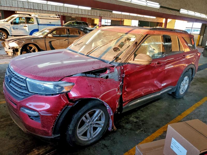 FORD EXPLORER X 2021 with VIN 1FMSK8DH9MGA20855 - Photo from auction