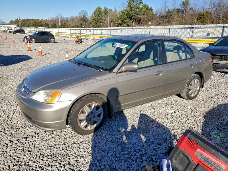 HONDA CIVIC 2003 with VIN 2HGES26773H557070 - Photo from auction