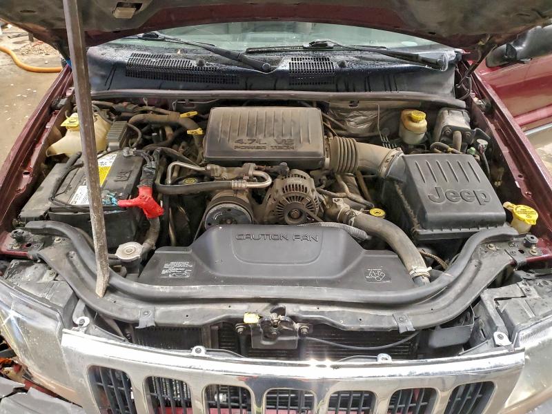 Photo 12 from auction – 2001 JEEP GRAND CHER with VIN 1J4GW48N41C550848
