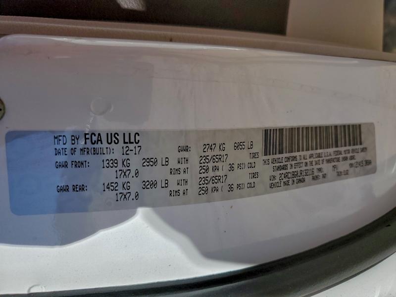 Photo 14 from auction – 2018 CHRYSLER PACIFICA T with VIN 2C4RC1BG0JR132116
