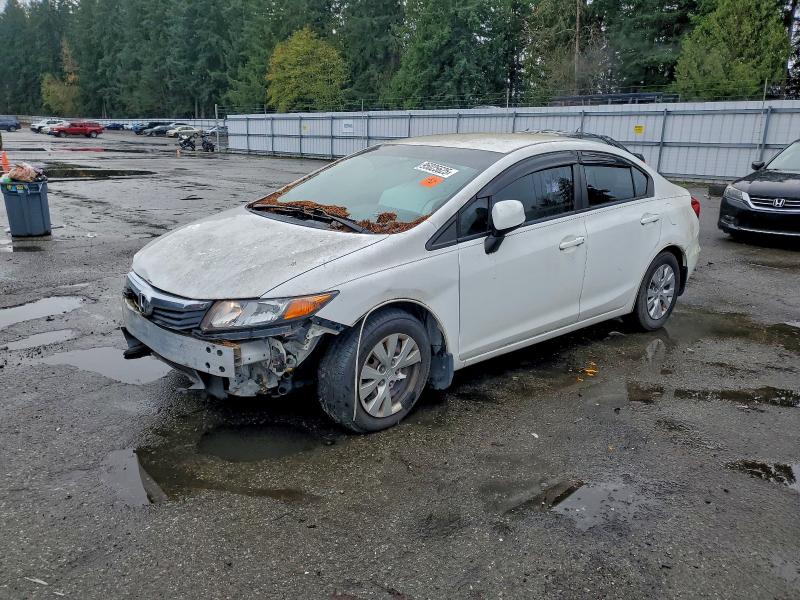 HONDA CIVIC LX 2012 with VIN 2HGFB2F5XCH524468 - Photo from auction