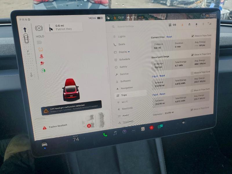 Photo 9 from auction – 2024 TESLA MODEL 3 with VIN 5YJ3E1EA8RF729917