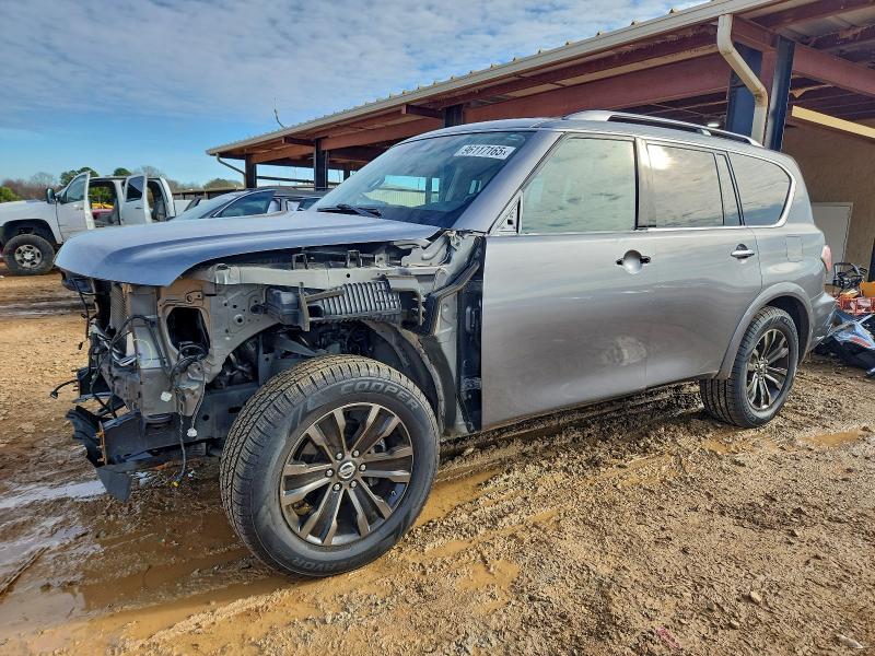 NISSAN ARMADA SV 2018 with VIN JN8AY2NC3J9554422 - Photo from auction